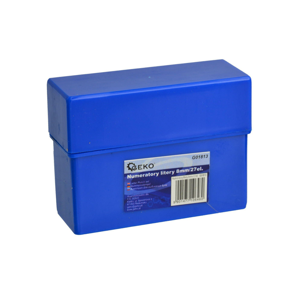 Zestaw numeratorów litery 8 mm GEKO - G01813 - GEKO - 4