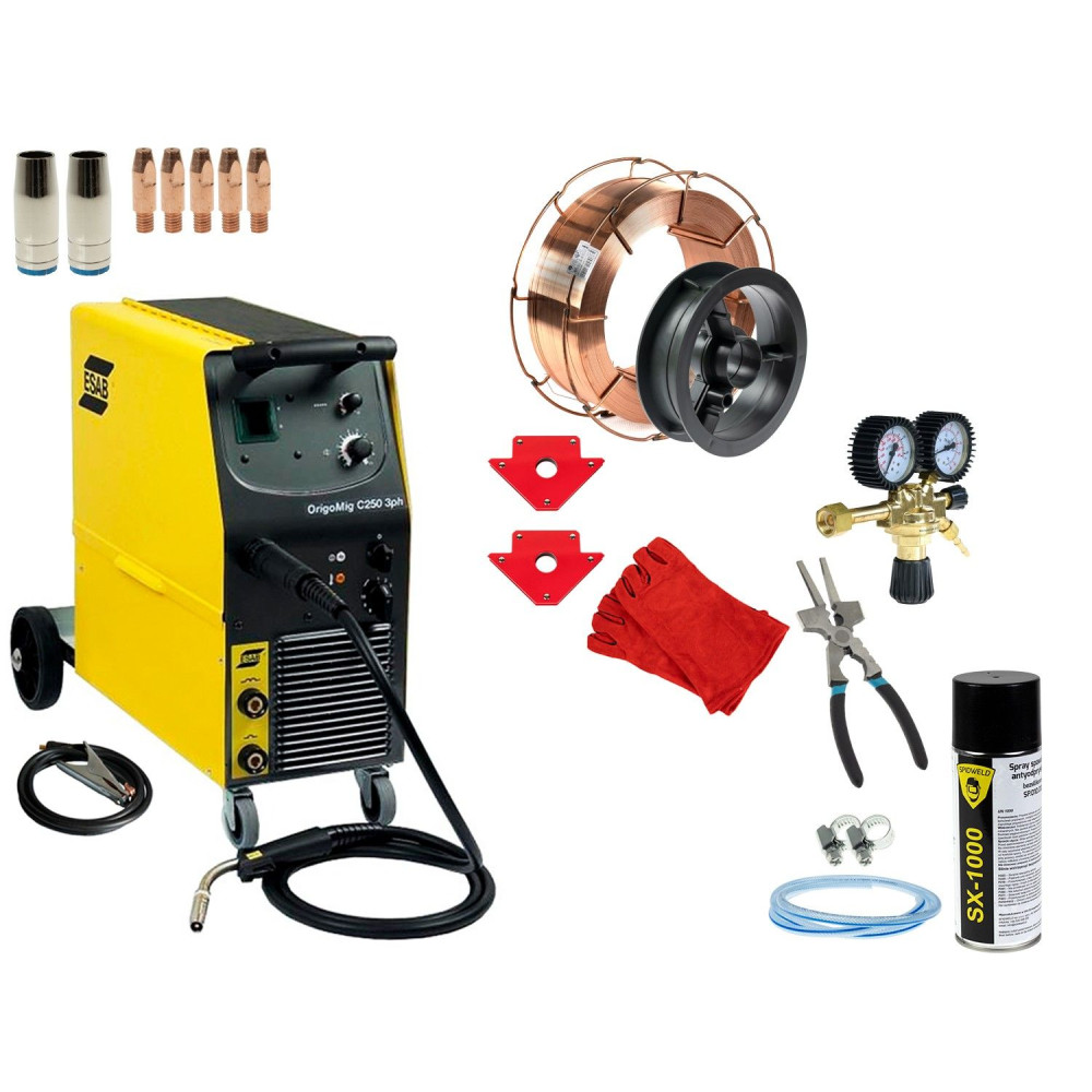 Spawarka ESAB Origo MIG C250 3ph - zestaw - 0349307840-G - ESAB - 3