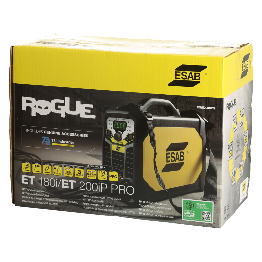 Spawarka ESAB Rogue ET 180i DC - zestaw - 0700500080-G - ESAB - 21