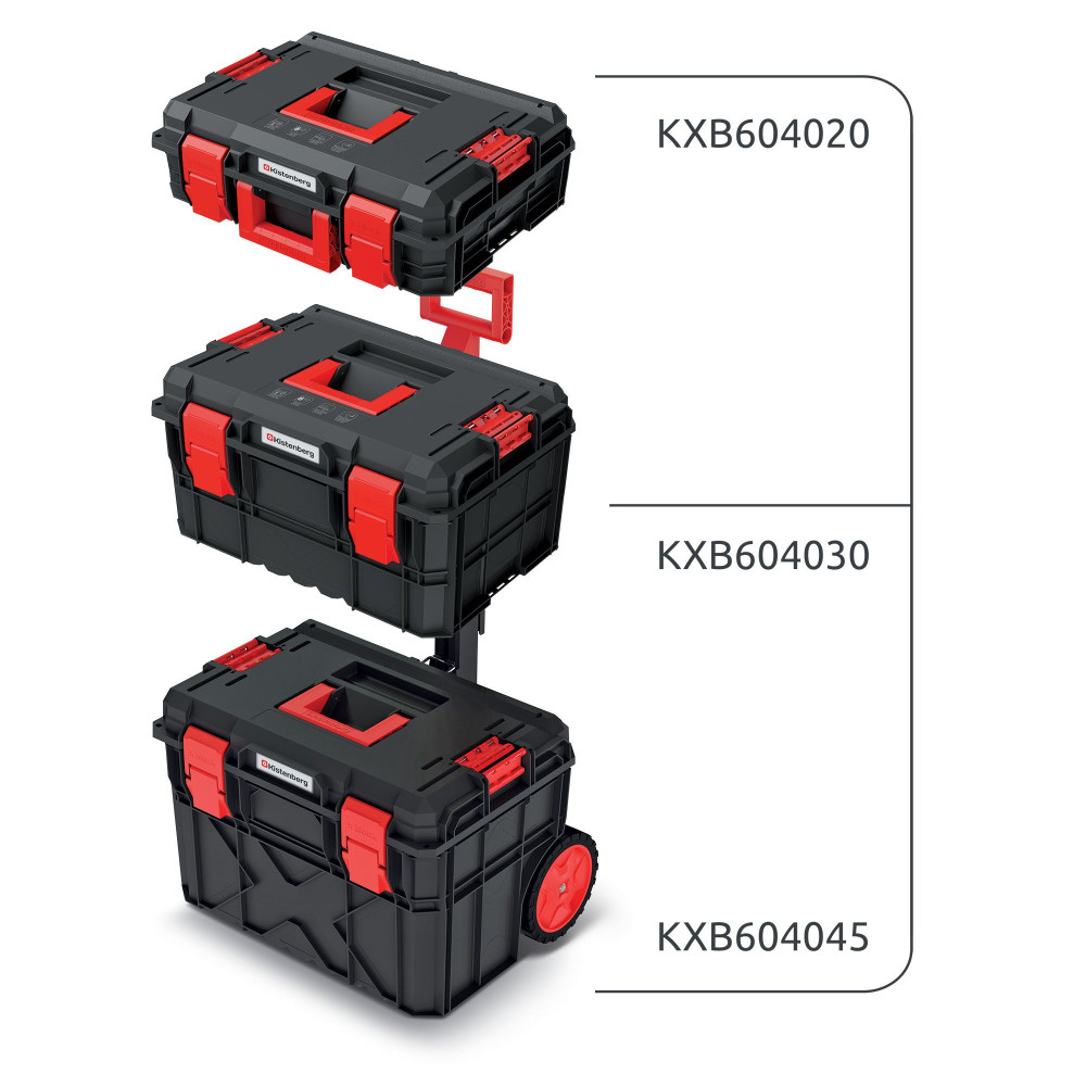 Zestaw mobilnych skrzynek narzędziowych Kistenberg X-Block PRO KXBS604095 - KXBS604095_pakiet1 - Kistenberg - 12