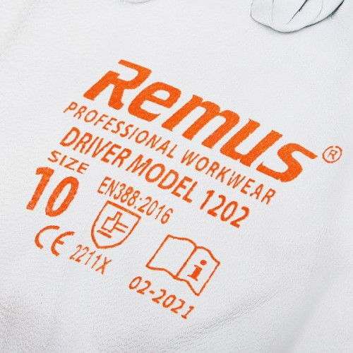 Rękawice robocze Remus Driver ze skóry licowej / para / FIXWELD - remus_driver-G - FIXWELD - 1 2