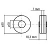Rolka podajnika MIG 1,0-1,2U ALU 10/30/18,3 mm / FIXWELD - rolka_d_1.0_1.2_u - FIXWELD - 2