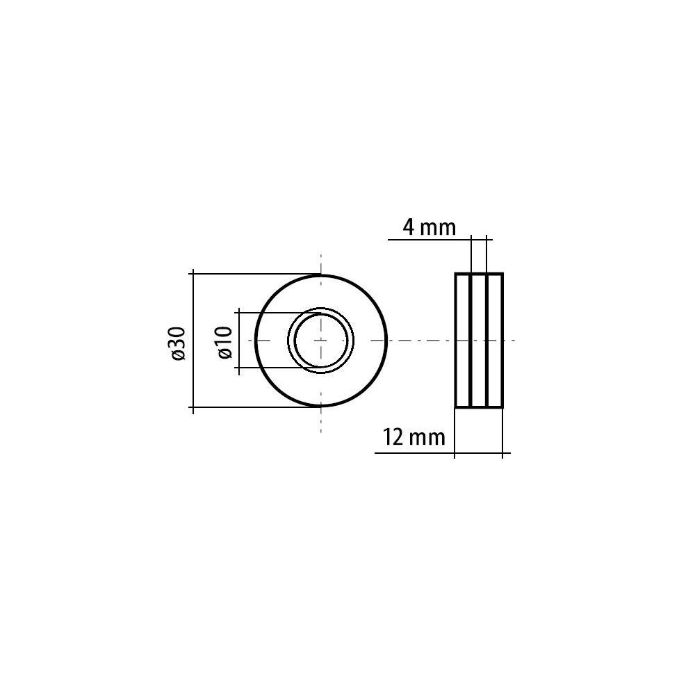 Rolka podajnika MIG 4RN 0,8-1,0U ALU 10/30/12 mm / FIXWELD - RN02N0810AL - FIXWELD - 2
