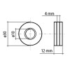 Rolka podajnika MIG 4RN 0,8-1,0U ALU 10/30/12 mm / FIXWELD - RN02N0810AL - FIXWELD - 2