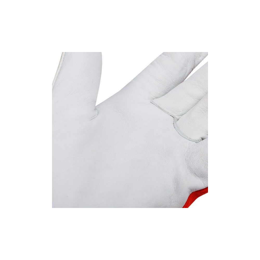 Skórzane rękawice robocze Remus Velcro Red / para / FIXWELD - remus_velcro_r-G - FIXWELD - 4