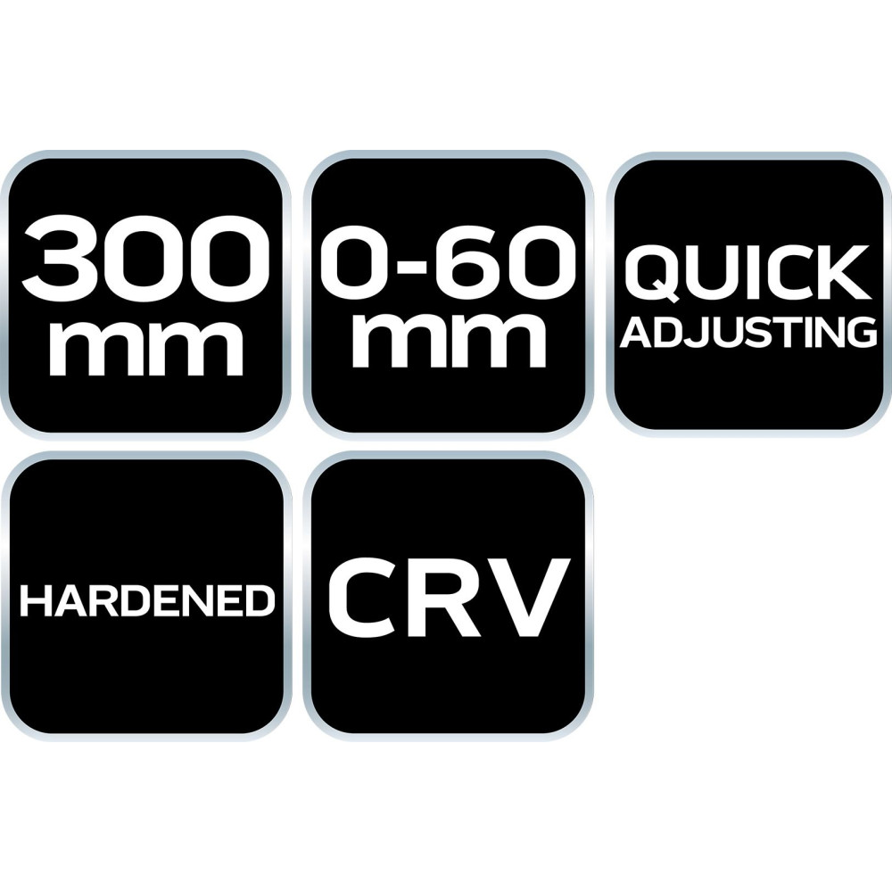Szczypce do rur 300 mm, zakres 0-60 mm szybko nastawne Neo Tools - 02-436 - NEO Tools - 11