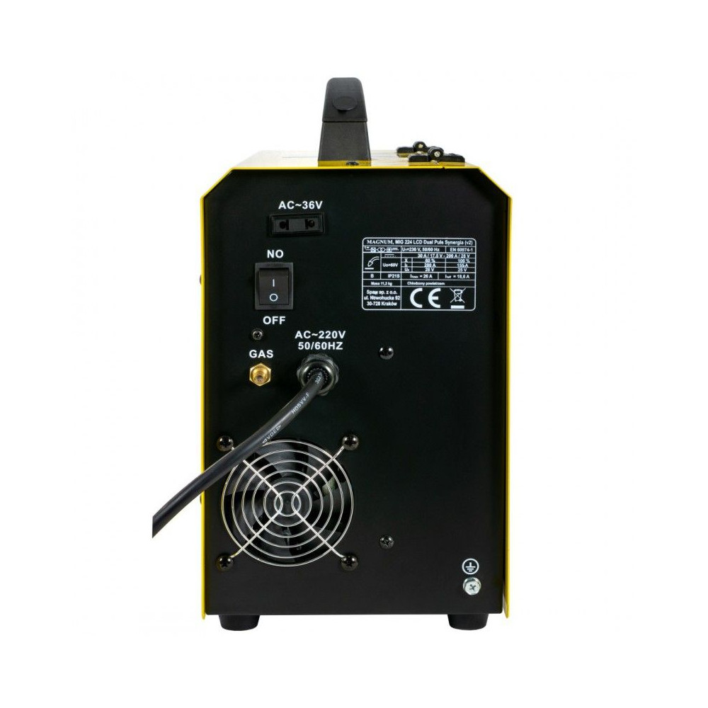 Spawarka Magnum MIG 224 LCD Dual Puls Synergia - zestaw - U MI 224 LCD-G - Magnum - 13