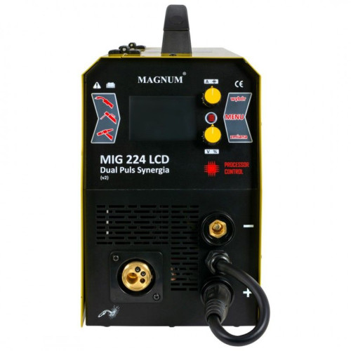 Spawarka Magnum MIG 224 LCD Dual Puls Synergia - zestaw - U MI 224 LCD-G - Magnum - 9