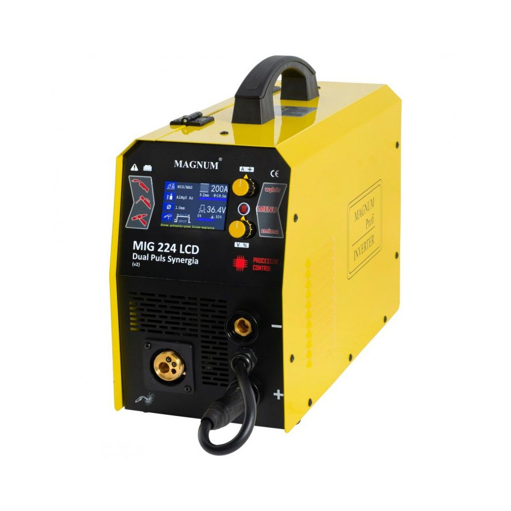 Spawarka Magnum MIG 224 LCD Dual Puls Synergia - zestaw - U MI 224 LCD-G - Magnum - 10