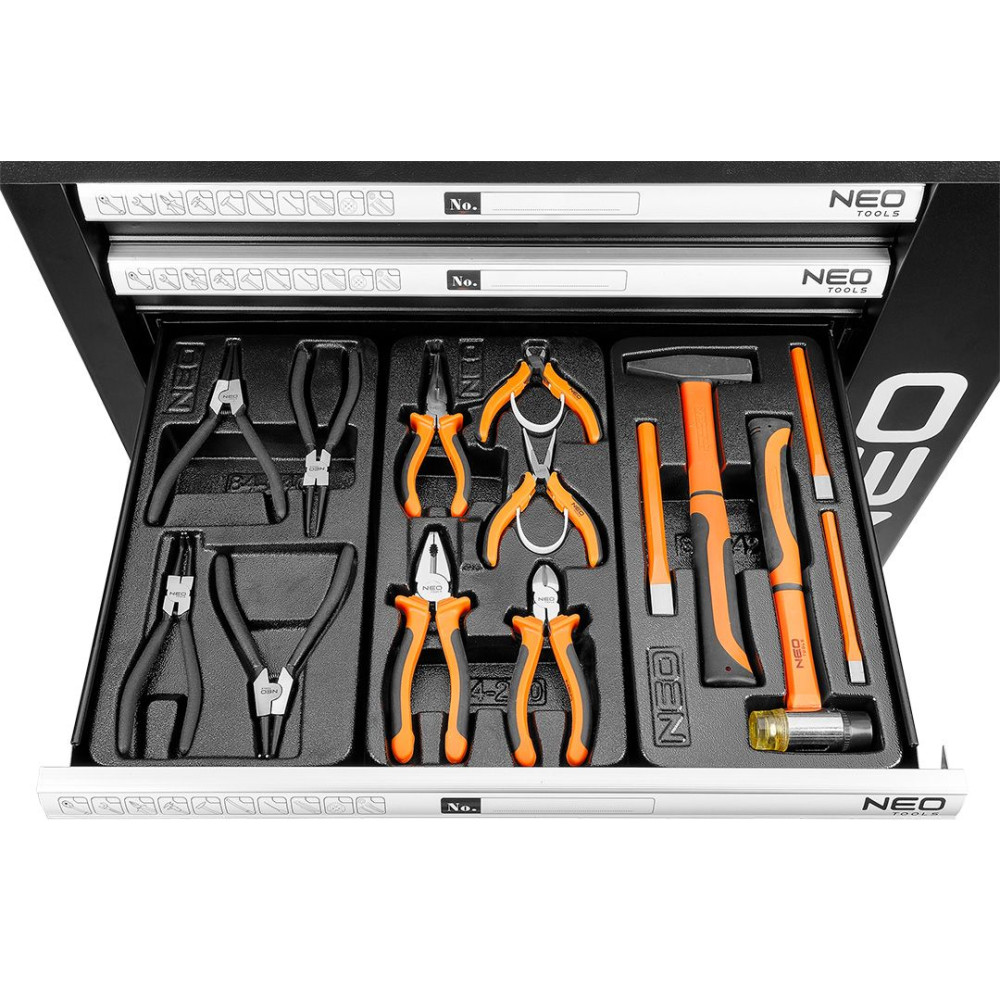 Szafka warsztatowa 7 szuflad, 149 elementów Neo Tools - 84-217+G - NEO Tools - 4