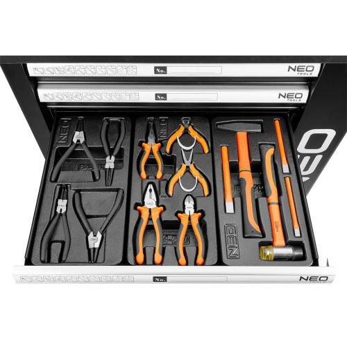 Szafka warsztatowa 7 szuflad, 149 elementów Neo Tools - 84-217+G - NEO Tools - 4