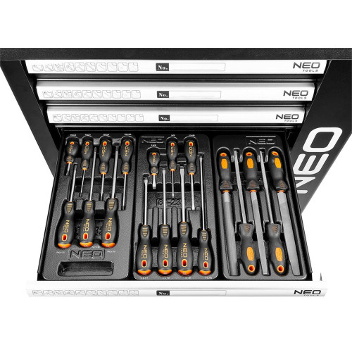 Szafka warsztatowa 7 szuflad, 149 elementów Neo Tools - 84-217+G - NEO Tools - 5