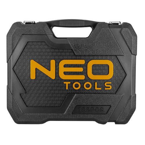 Klucze nasadowe 1/2", 3/8", 1/4", zestaw 182 szt. Neo Tools - 10-074 - NEO Tools - 1 2