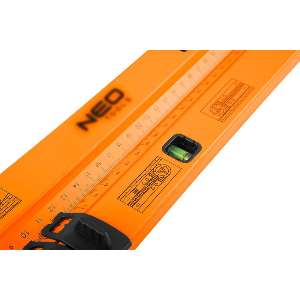 Kątomierz nastawny z poziomicą 500 mm, 2 libelle, ołówek Neo Tools - 72-225 - NEO Tools - 7