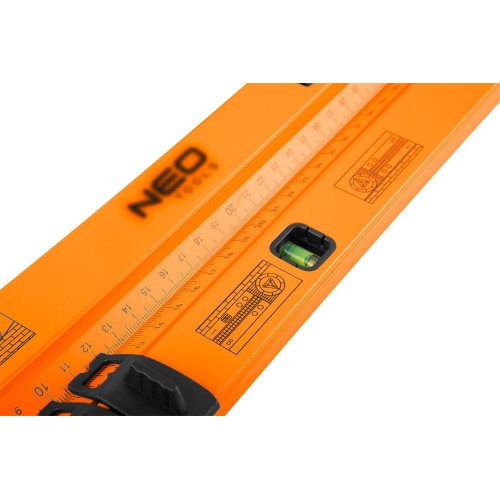 Kątomierz nastawny z poziomicą 500 mm, 2 libelle, ołówek Neo Tools - 72-225 - NEO Tools - 7
