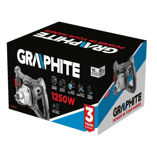 Mieszarka  elektryczna Graphite 1250 W - 58G783 - Graphite - 4