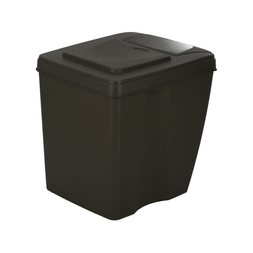 Kosze do segregacji śmieci Sortibox 4x25 l antracytowe - zestaw - IKWB25S4-S433 - Prosperplast - 8