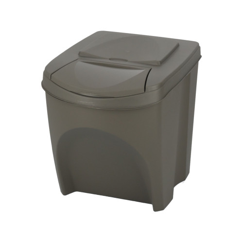 Kosze do segregacji śmieci Sortibox 4x25 l szare - zestaw - IKWB25S4-405U - Prosperplast - 6