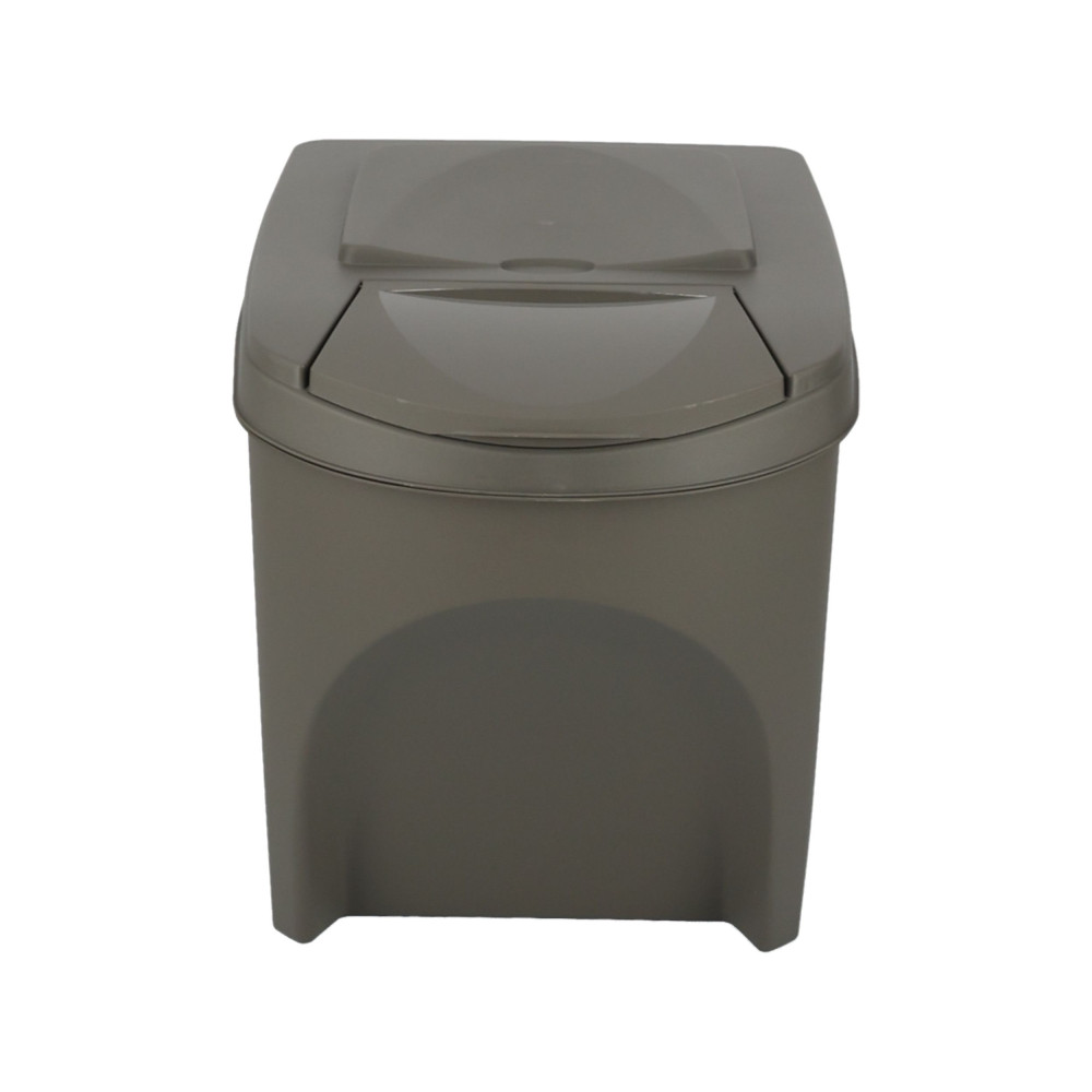 Kosze do segregacji śmieci Sortibox 4x25 l szare - zestaw - IKWB25S4-405U - Prosperplast - 7