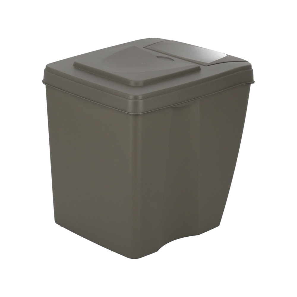 Kosze do segregacji śmieci Sortibox 4x25 l szare - zestaw - IKWB25S4-405U - Prosperplast - 9