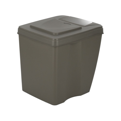 Kosze do segregacji śmieci Sortibox 4x25 l szare - zestaw - IKWB25S4-405U - Prosperplast - 9