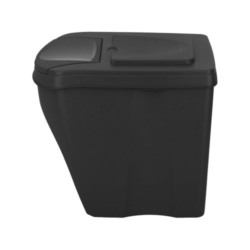 Kosze do segregacji śmieci Sortibox 3x25 l antracytowe - zestaw - IKWB25S3-S433 - Prosperplast - 7