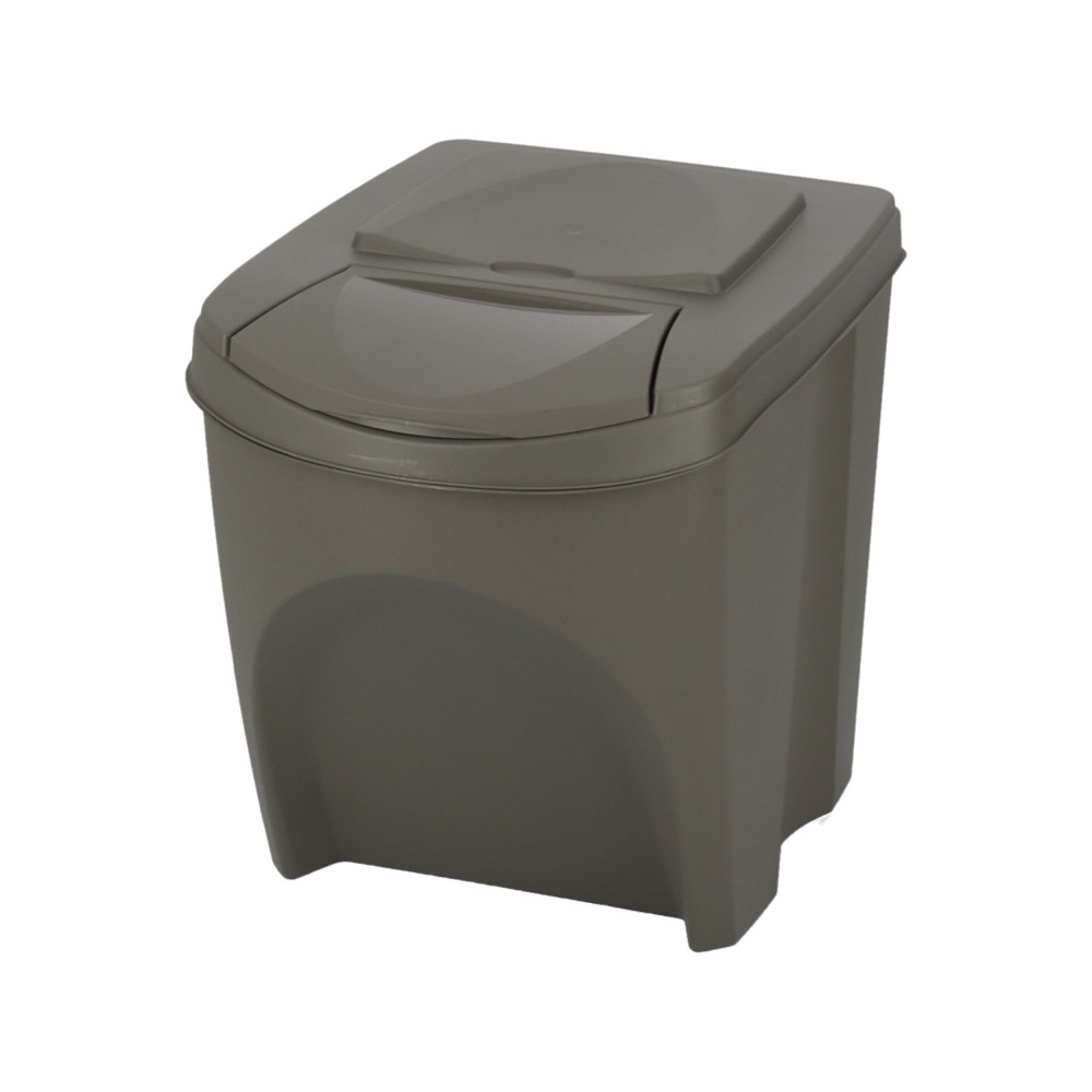 Kosze do segregacji śmieci Sortibox 2x25 l + 2x35 l szare - zestaw - IKWBMS4-405U - Prosperplast - 10