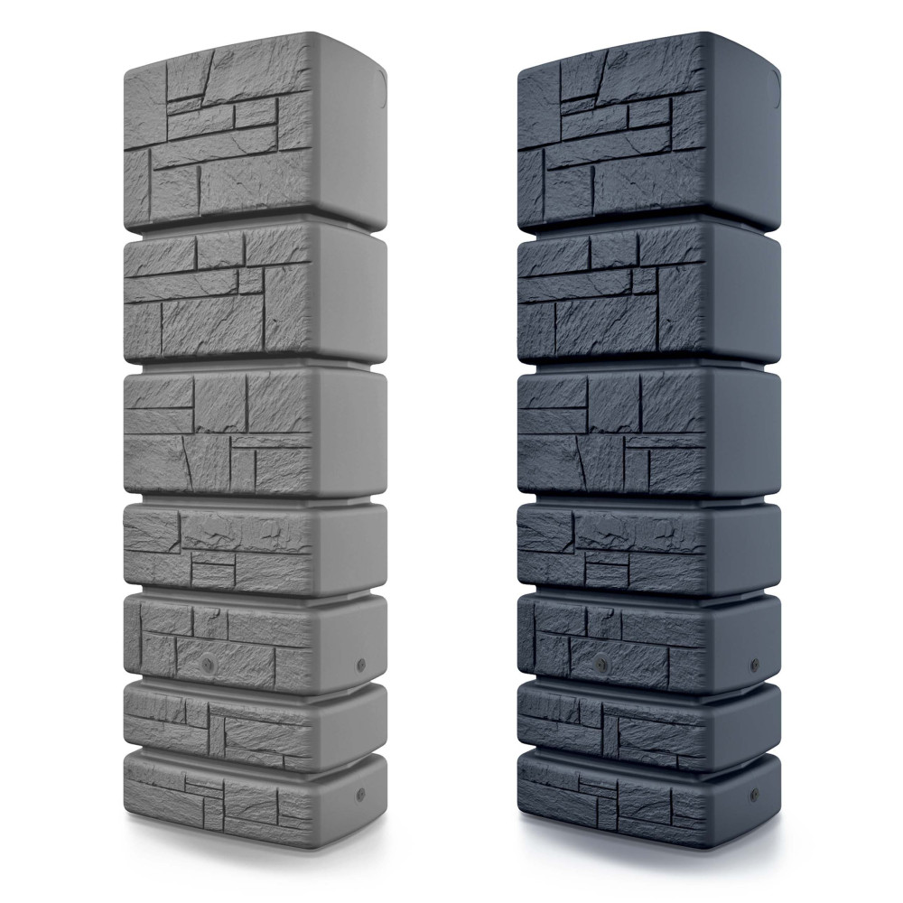 Zbiornik na wodę deszczową Prosperplast Tower Stone 350 l antracyt - IDTST350-S433 - Prosperplast - 2