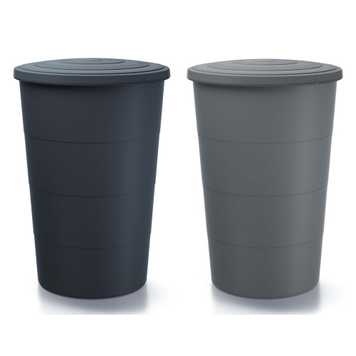 Zbiornik na wodę deszczową Prosperplast Smooth 160 l antracyt - IDSM160-S433 - Prosperplast - 1 2