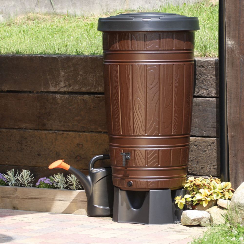 Zbiornik na wodę deszczową Prosperplast Woodcan 265 l czarny - IDWO265-S411 - Prosperplast - 3