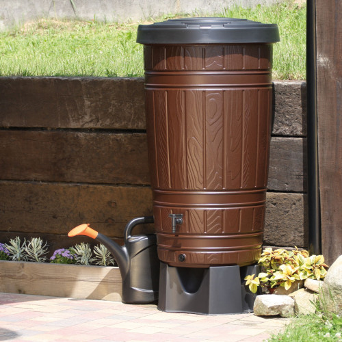 Zbiornik na wodę deszczową Prosperplast Woodcan 265 l czarny - IDWO265-S411 - Prosperplast - 3