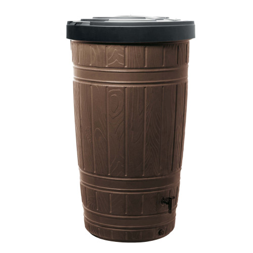 Zbiornik na wodę deszczową Prosperplast Woodcan 265 l brąz - IDWO265-R222 - Prosperplast - 1
