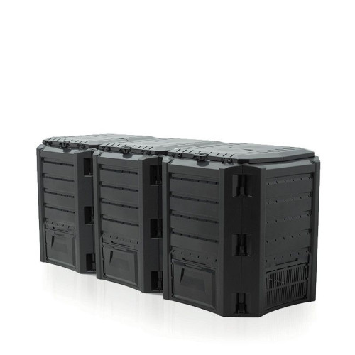 Kompostownik Prosperplast MODULE COMPOGREEN 1200 l czarny - IKLM1200C-S411 - Prosperplast - 1