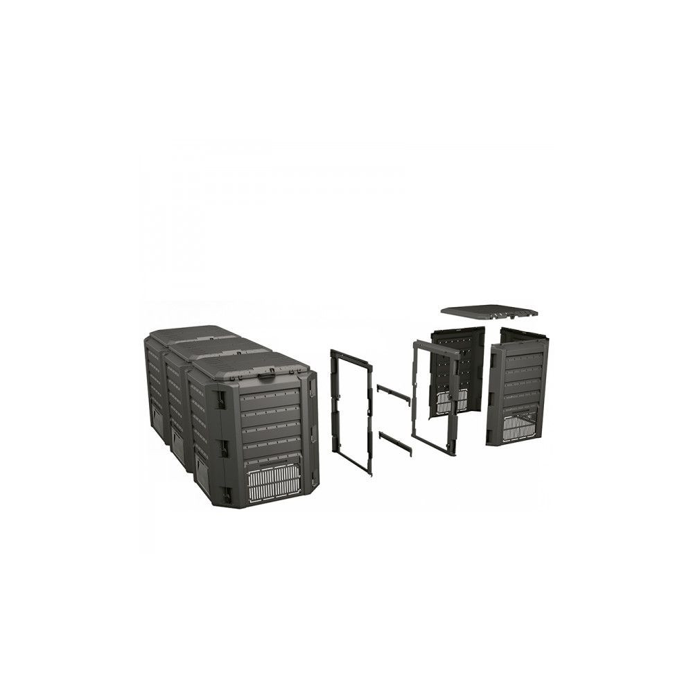 Kompostownik Prosperplast MODULE COMPOGREEN 1200 l czarny - IKLM1200C-S411 - Prosperplast - 2