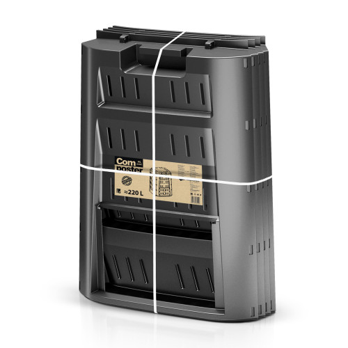Kompostownik Prosperplast COMPOGREEN 220 l czarny - IKL220C-S411 - Prosperplast - 3