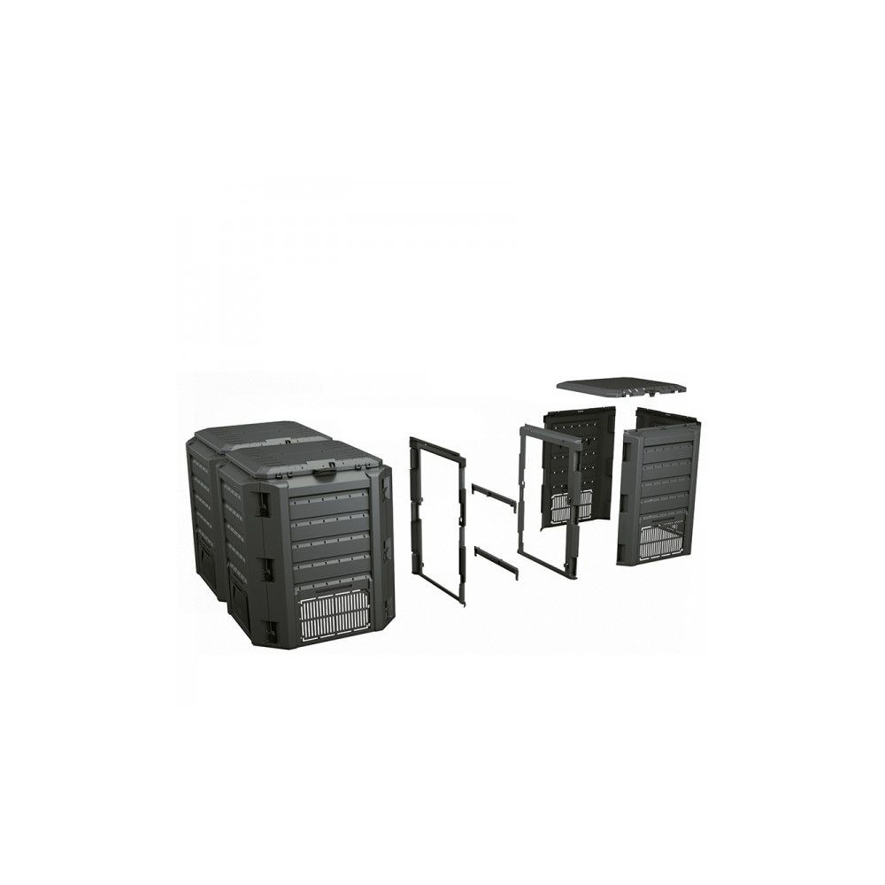 Kompostownik Prosperplast MODULE COMPOGREEN 800 l czarny - IKLM800C-S411 - Prosperplast - 2