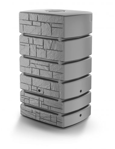 Zbiornik na wodę deszczową Prosperplast Tower Stone 500 l smooth gray - IDTST500-429U - Prosperplast - 1