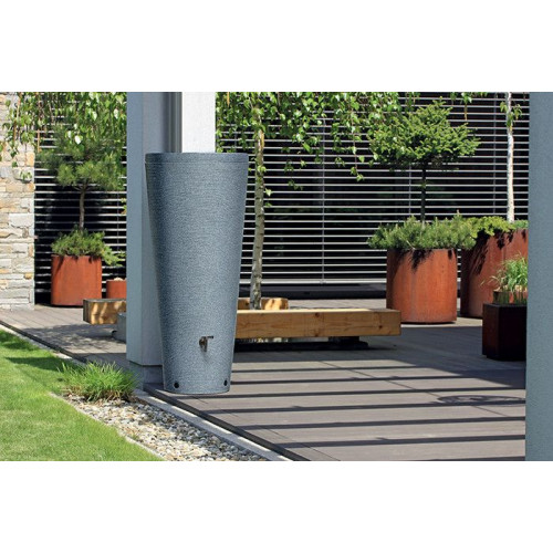 Zbiornik na wodę deszczową Prosperplast Tubo 320 l grys granitowy - RWT320-431UG - Prosperplast - 1 2