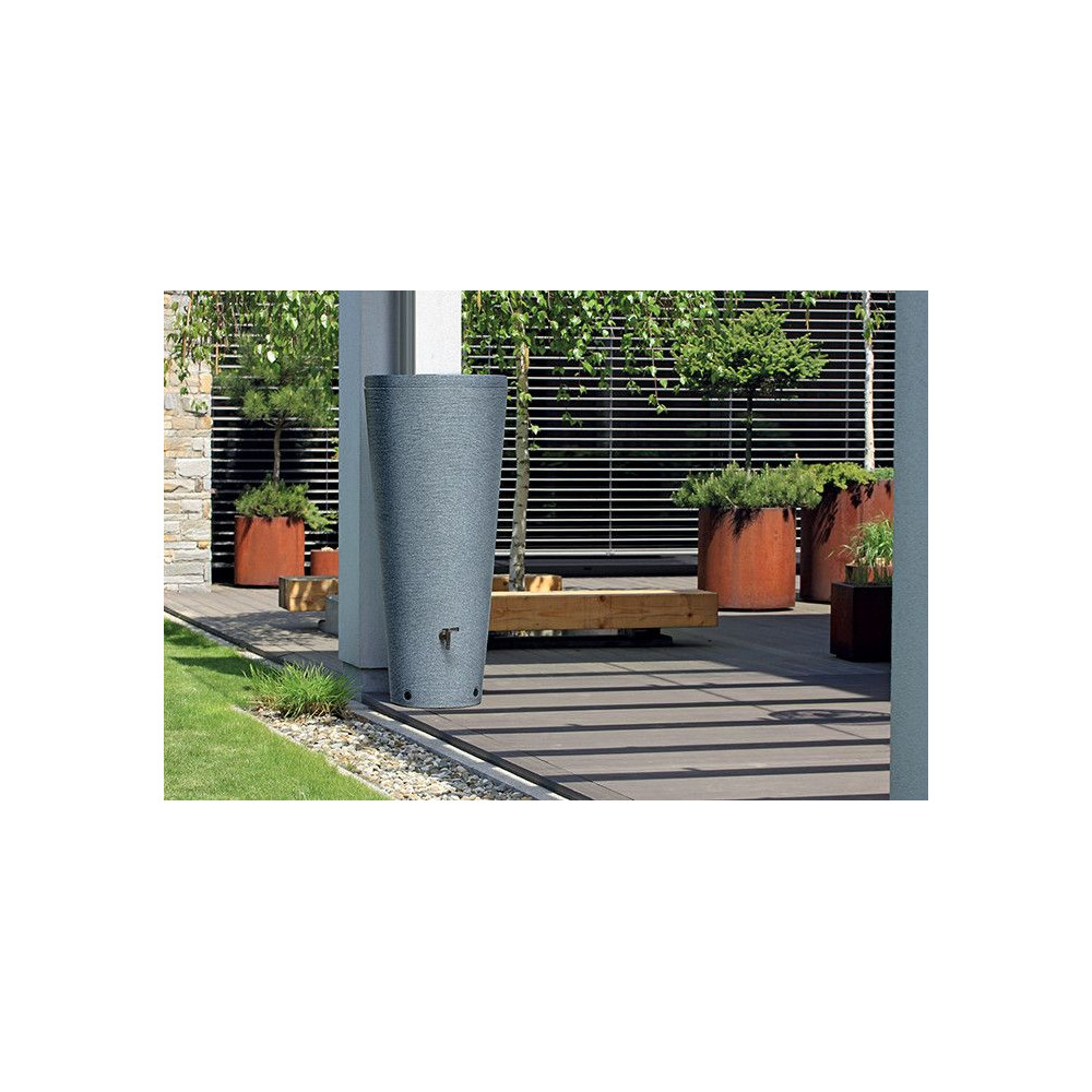 Zbiornik na wodę deszczową Prosperplast Tubo 320 l grys granitowy - RWT320-431UG - Prosperplast - 2