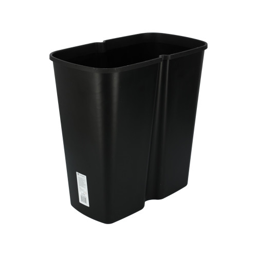 Kosz na śmieci Keden Compacta Q DUO 45 l czarny / jasny zielony - NDAB45-5575C/S411 - Keden - 5