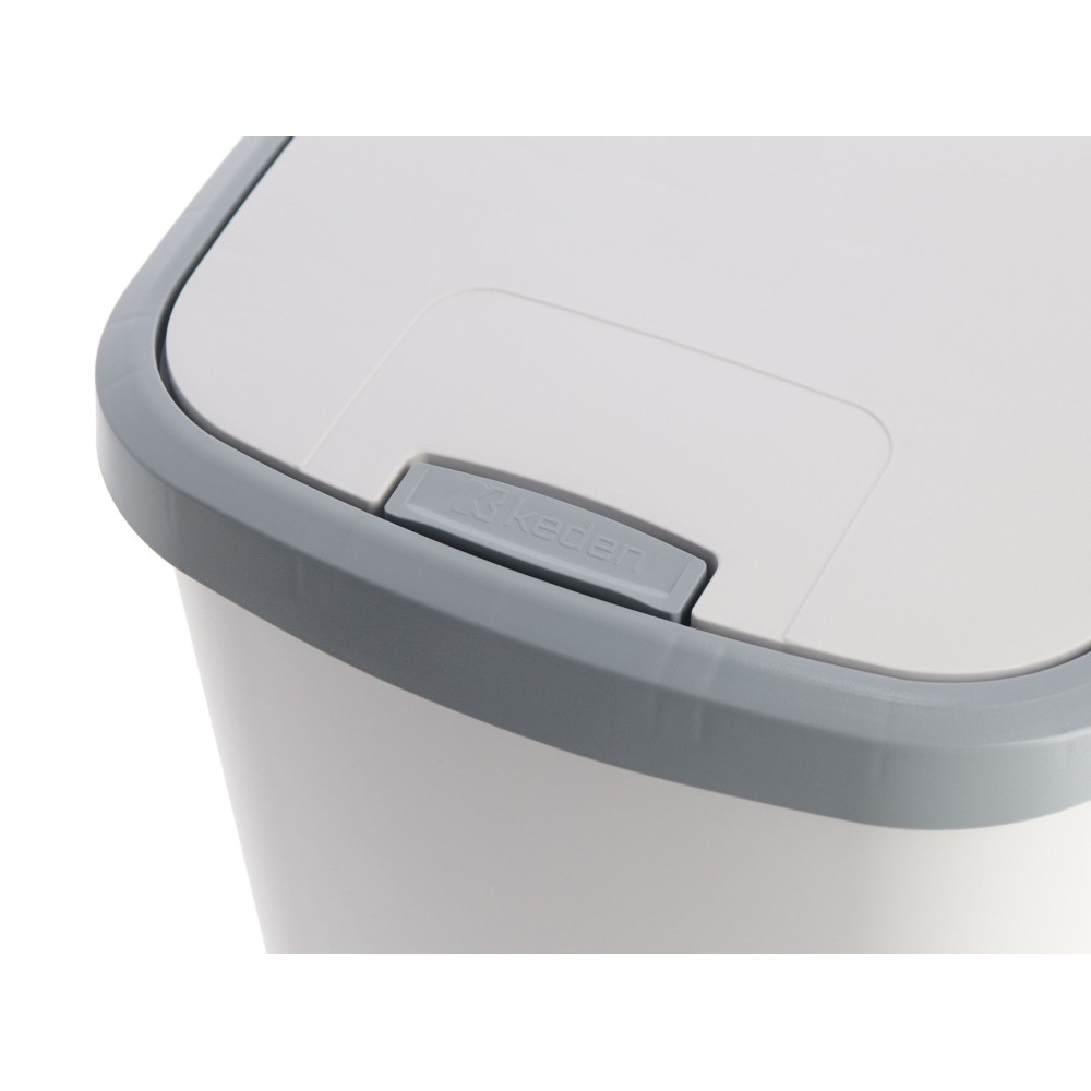 Kosz na śmieci Keden Compacta Q DUO 45 l czarny / jasny zielony - NDAB45-5575C/S411 - Keden - 6