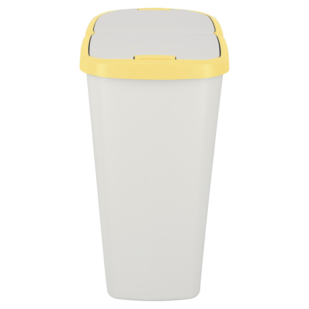 Kosz na śmieci Keden Compacta Q DUO 45 l popielaty / jasny żółty - NDAB45-1215C/427C - Keden - 4