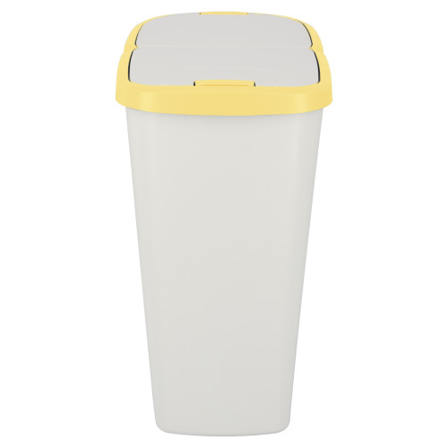 Kosz na śmieci Keden Compacta Q DUO 45 l popielaty / jasny żółty - NDAB45-1215C/427C - Keden - 4