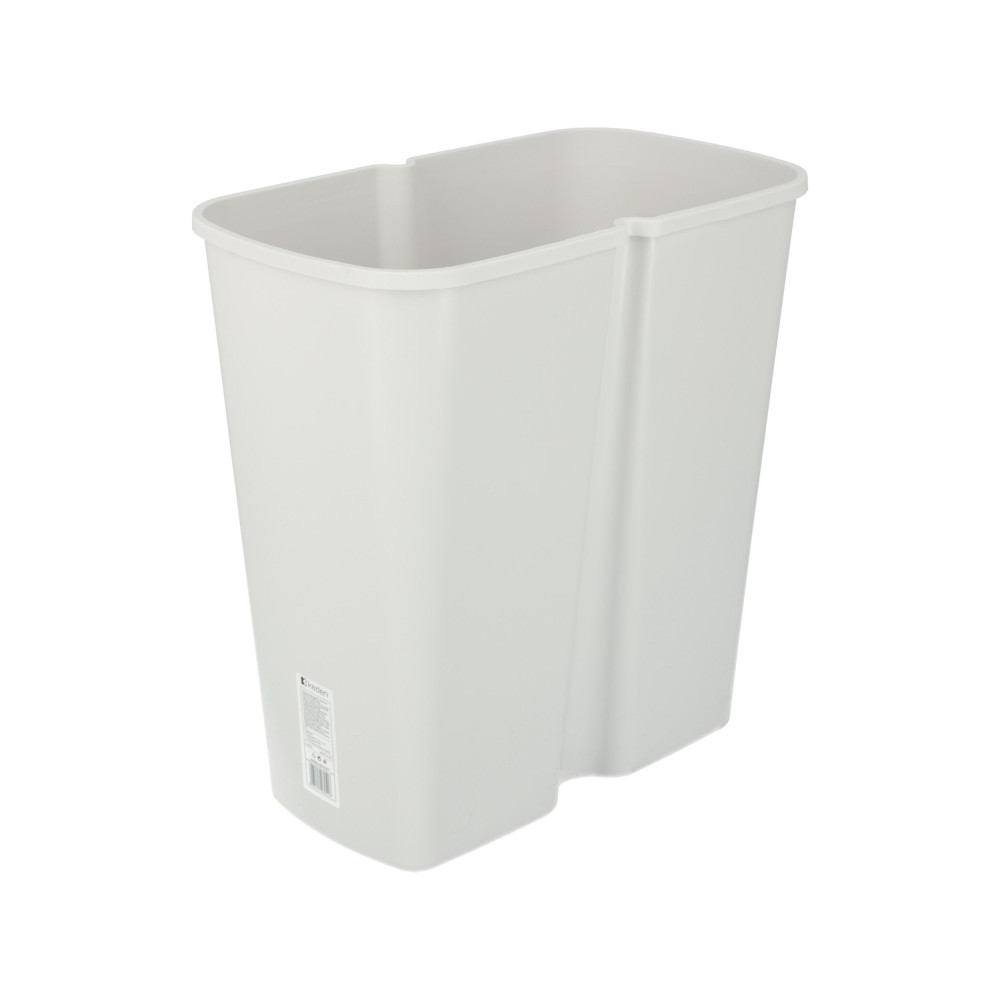 Kosz na śmieci Keden Compacta Q DUO 45 l popielaty / jasny żółty - NDAB45-1215C/427C - Keden - 5