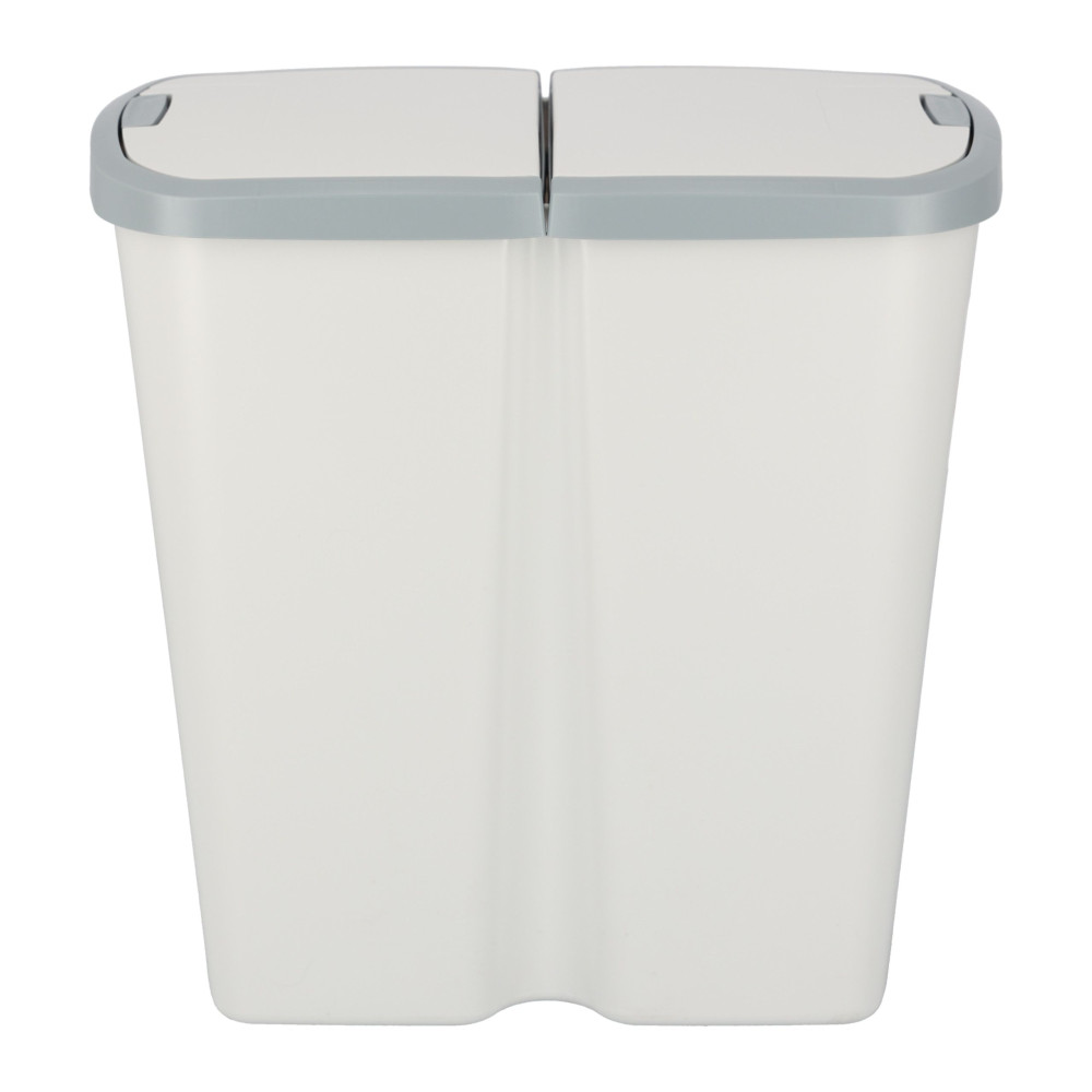 Kosz na śmieci Keden Compacta Q DUO 45 l popielaty / smooth gray - NDAB45-429U/427C - Keden - 3