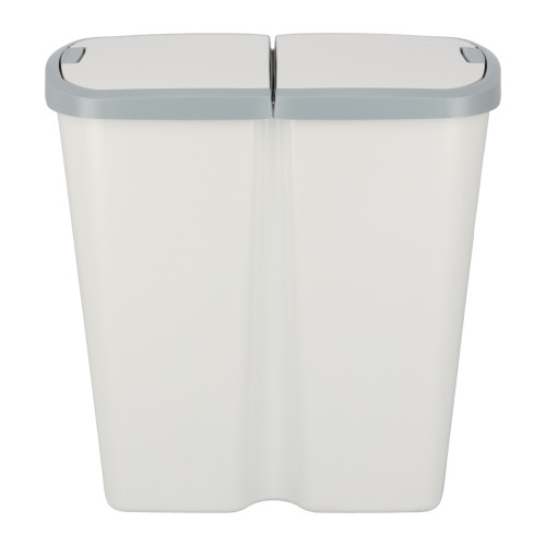 Kosz na śmieci Keden Compacta Q DUO 45 l popielaty / smooth gray - NDAB45-429U/427C - Keden - 3