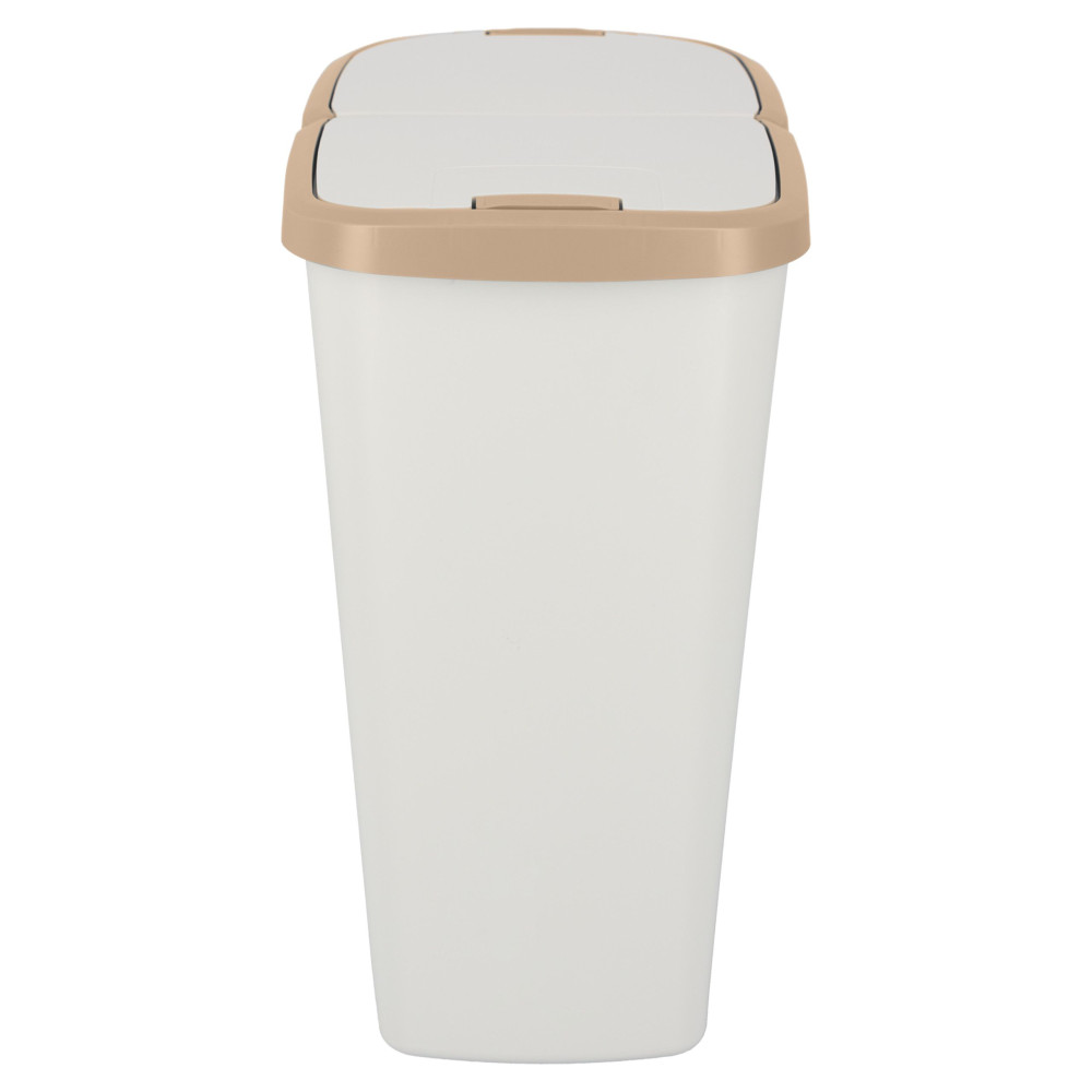 Kosz na śmieci Keden Compacta Q DUO 45 l popielaty / jasny brąz - NDAB45-WG5C/427C - Keden - 4