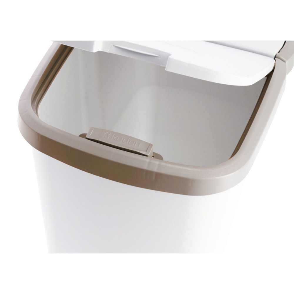 Kosz na śmieci Keden Compacta Q DUO 45 l popielaty / jasny brąz - NDAB45-WG5C/427C - Keden - 7