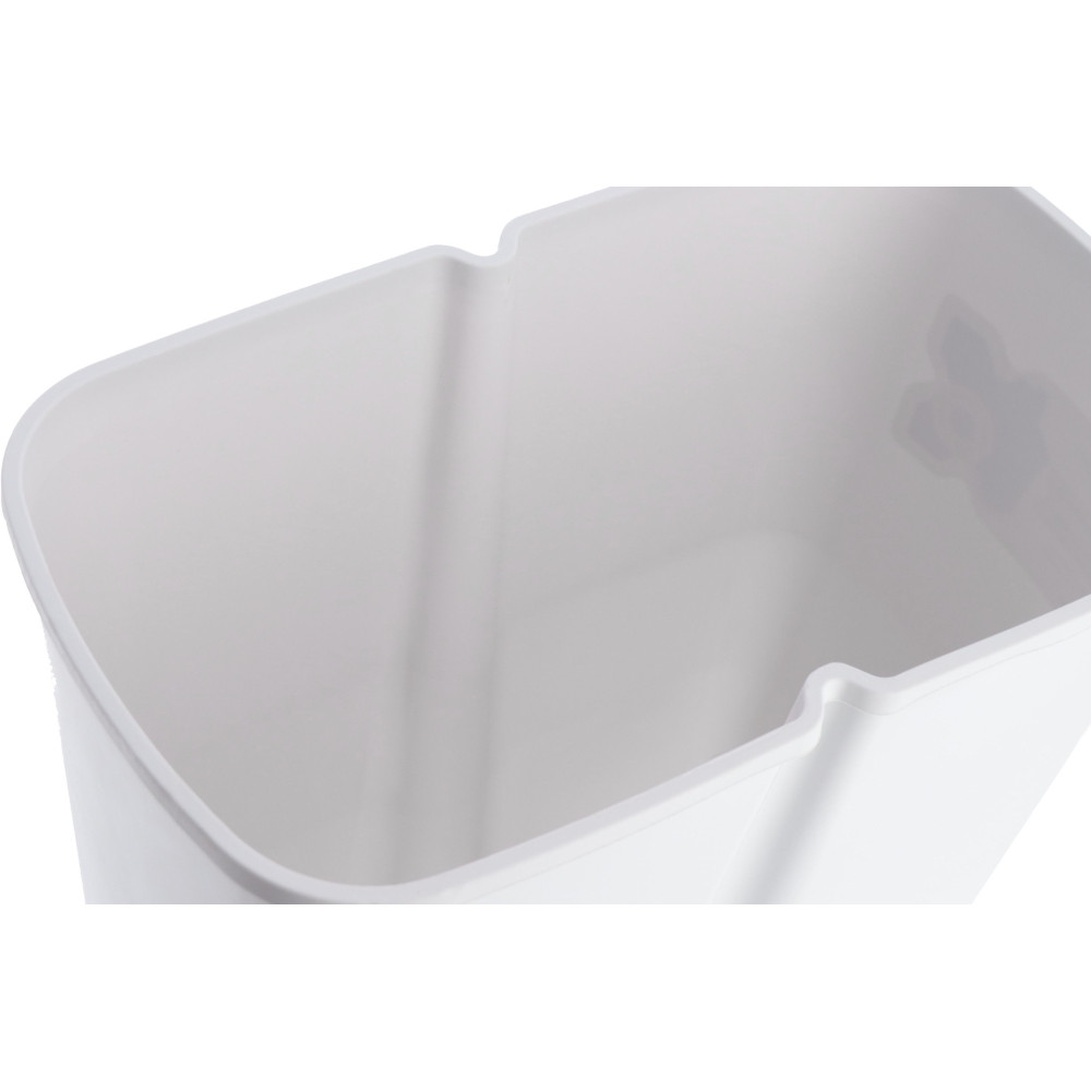 Kosz na śmieci Keden Compacta Q DUO 45 l popielaty / jasny brąz - NDAB45-WG5C/427C - Keden - 9