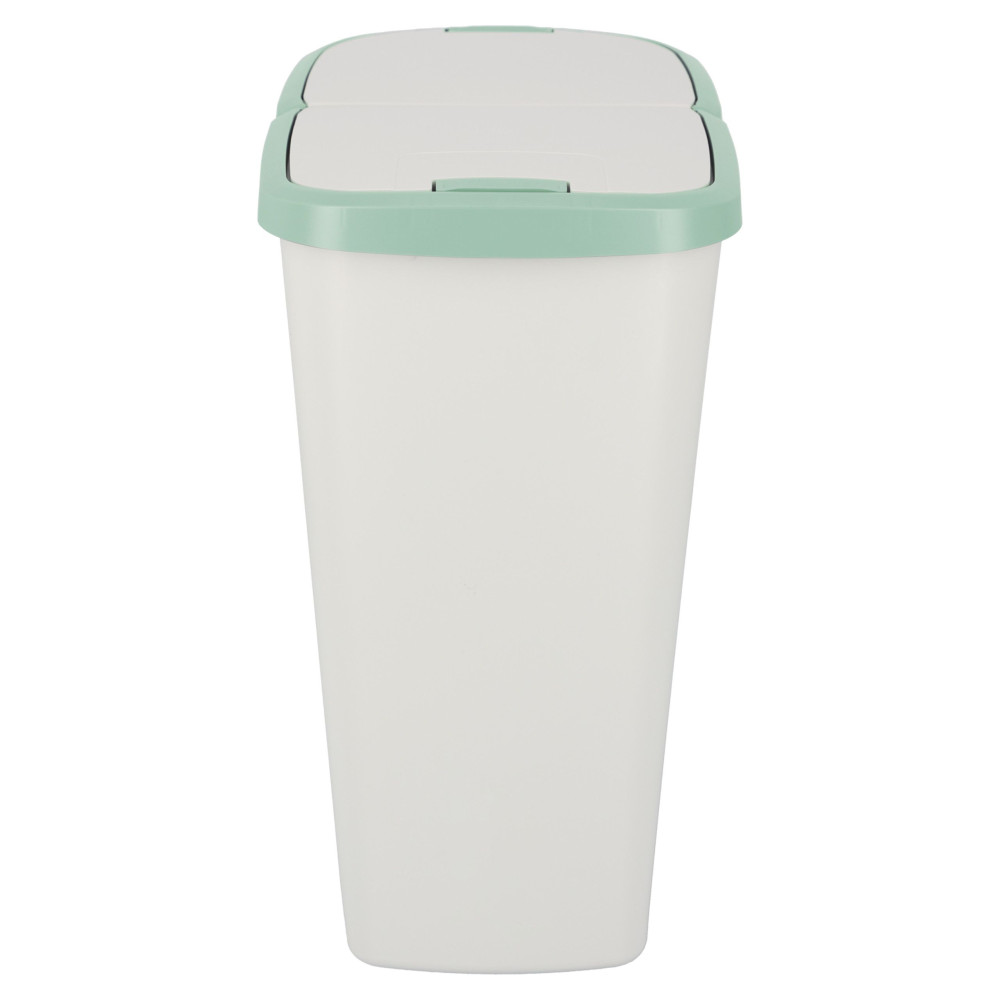 Kosz na śmieci Keden Compacta Q DUO 45 l popielaty / jasny zielony - NDAB45-5575C/427C - Keden - 4